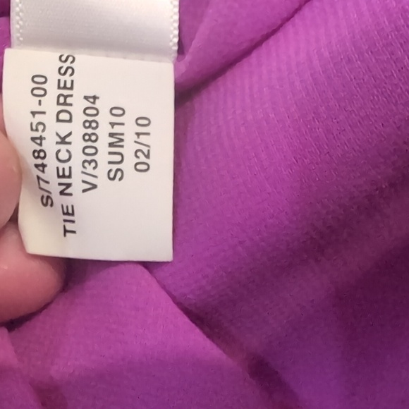 Banana republic 100% silk shift dress size 8P - Picture 6 of 7